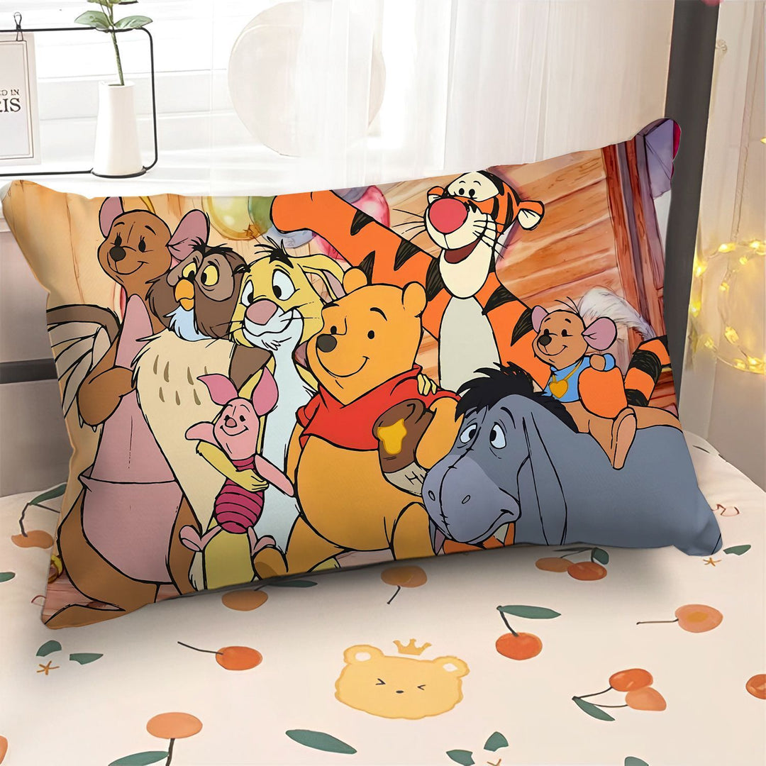 Soft Cartoon-Themed Decorative Throw Pillow