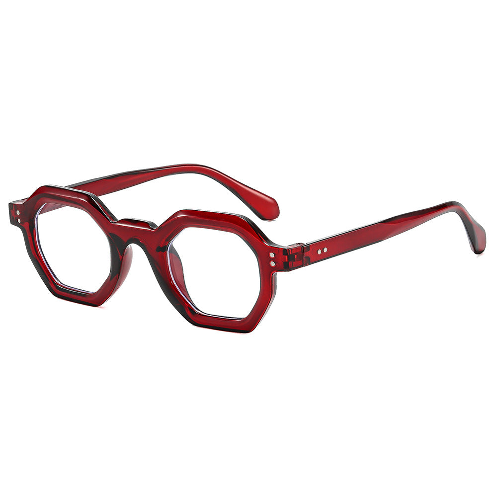 Women's octagonal sunglasses with stylish pattern and UV protection Stornfield
