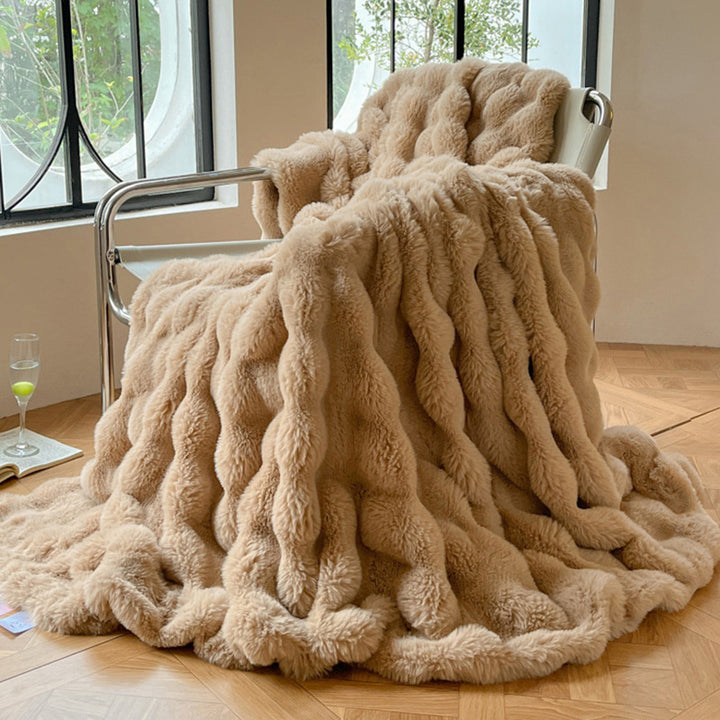 Luxurious Textured Soft Throw Blanket Stornfield