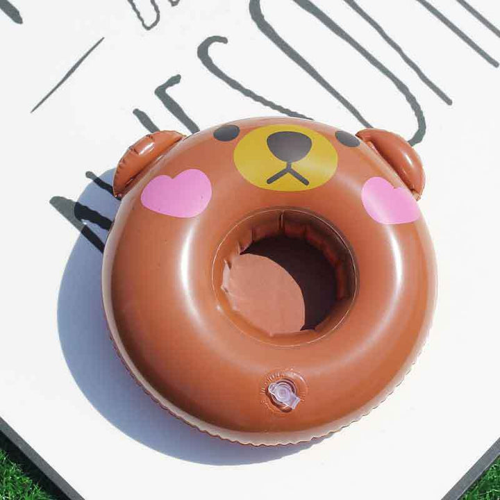 Women Inflatable Swim Ring with Floral Design Stornfield