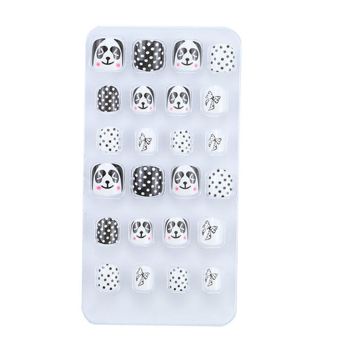 Playful Cartoon Animal Press-On Nail Set Stornfield