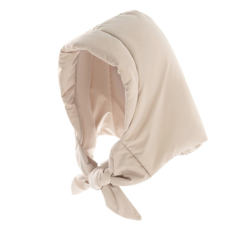 Padded Quilted Insulated Tie-Back Hooded Headscarf Stornfield