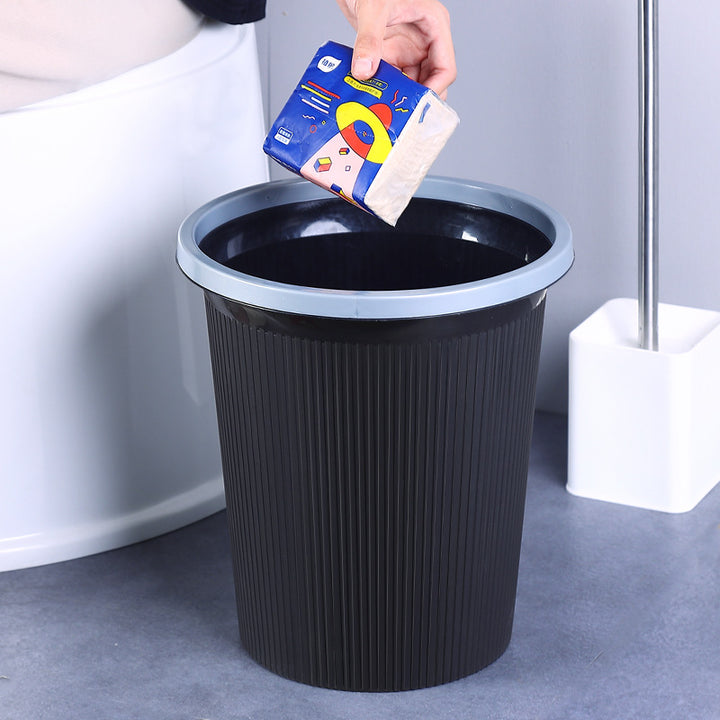 Ladies elegant and practical waste bin with ribbed surface Stornfield