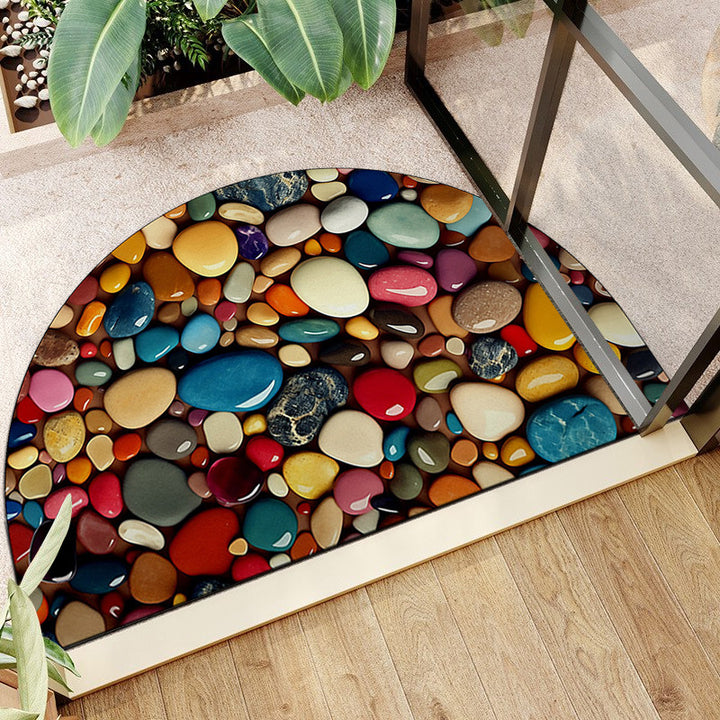 Textured Wooden Plank Doormat Stornfield
