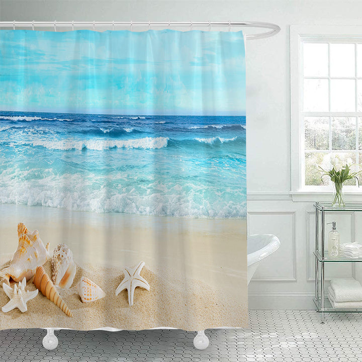Beach-Themed Shower Curtain Stornfield