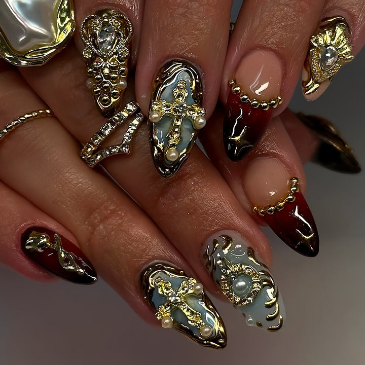 Artistic Resin Nail Art Extensions Stornfield