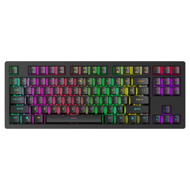 Rgb Gaming Keyboard with Mechanical Keys and Customizable Backlighting Stornfield