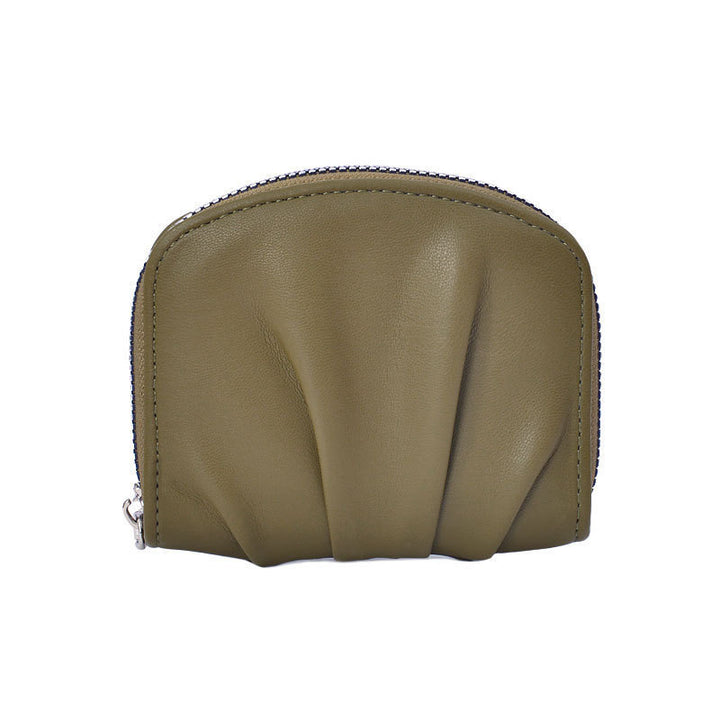 Sophisticated Textured Leather Coin Pouch Stornfield
