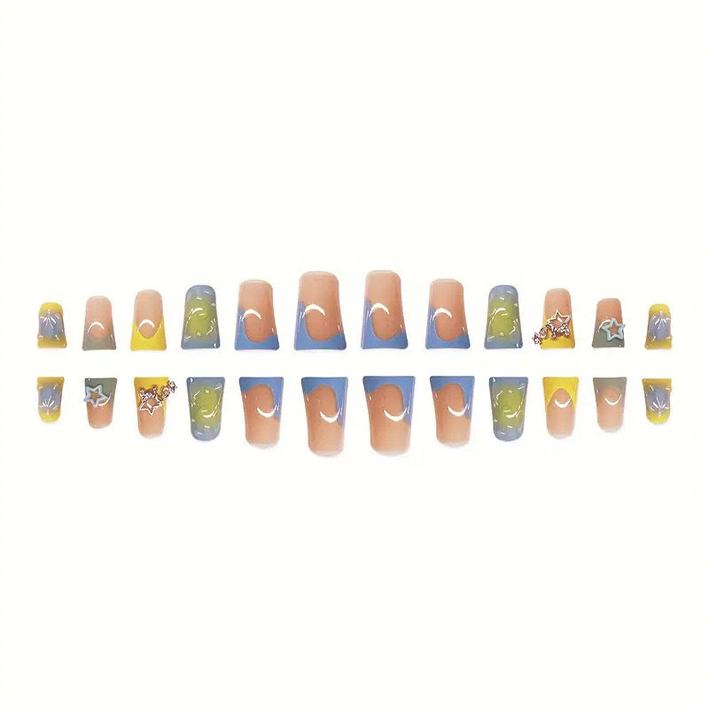 Decorative Star-Embellished Nail Art Stornfield