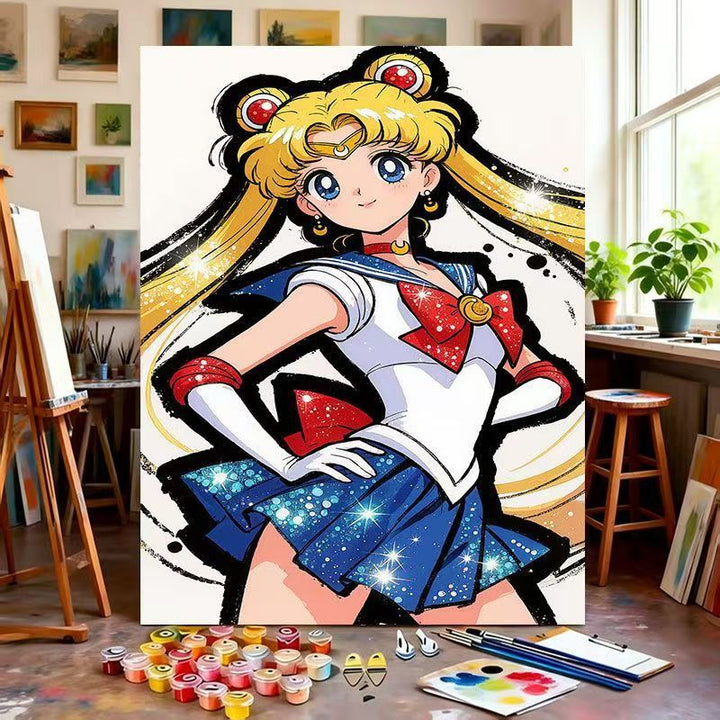 Illustrated Character Canvas Art Print Stornfield