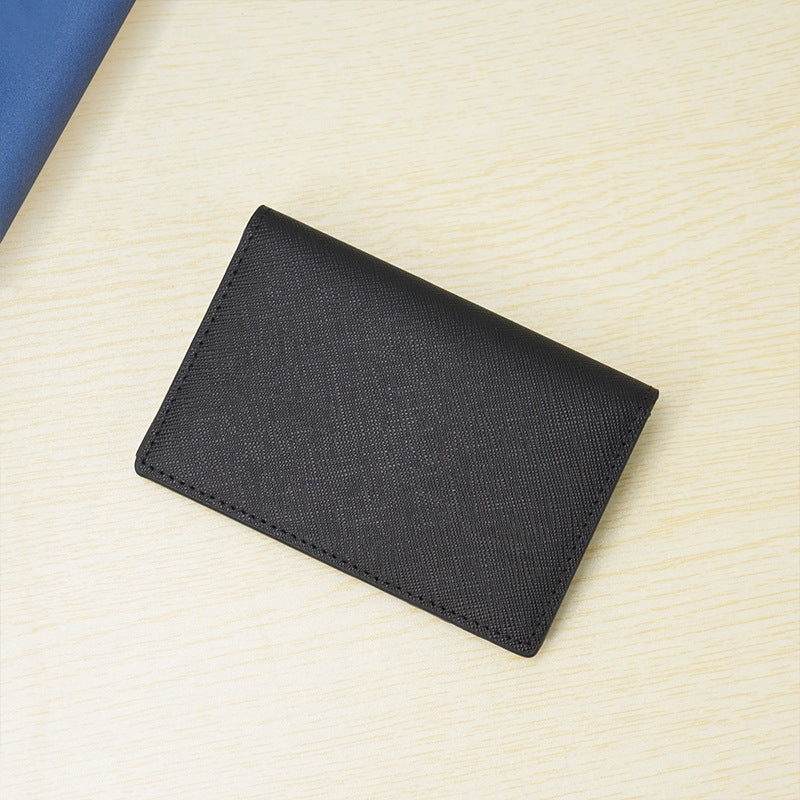 Sleek Leather Business Card Holder Stornfield
