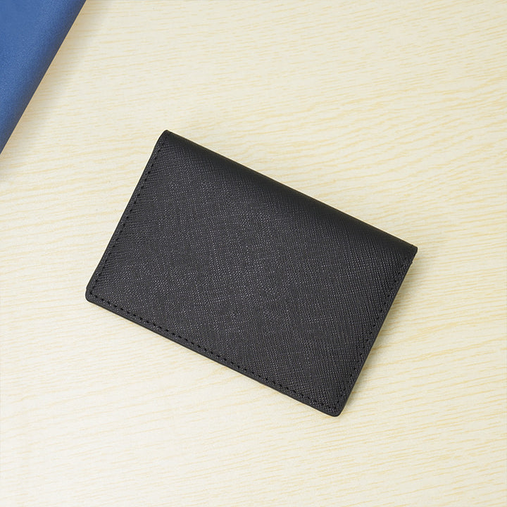 Sleek Leather Business Card Holder Stornfield