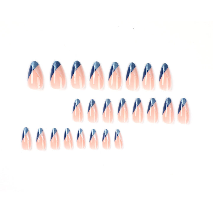 Artful Nail Extensions with Geometric Gradient Stornfield