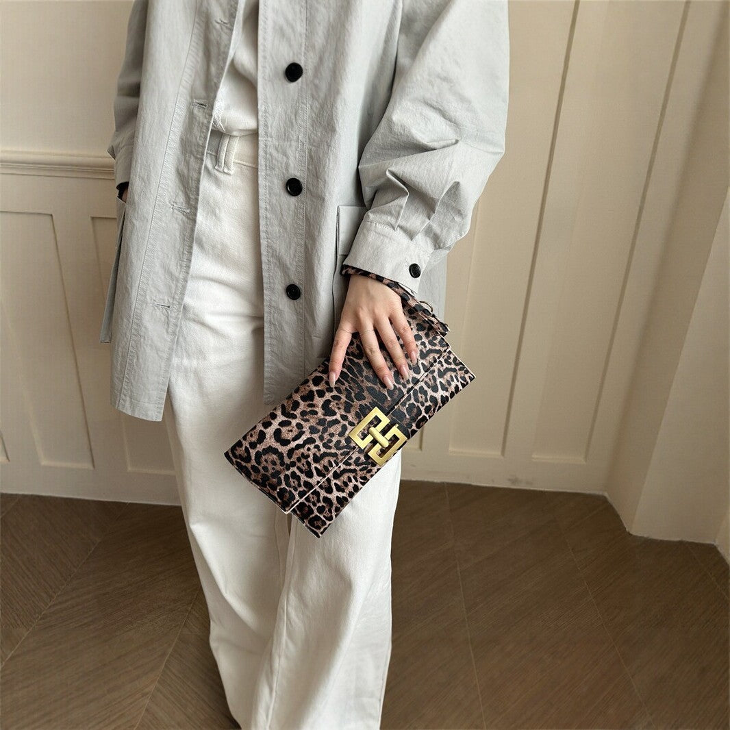 Animal Print Clutch