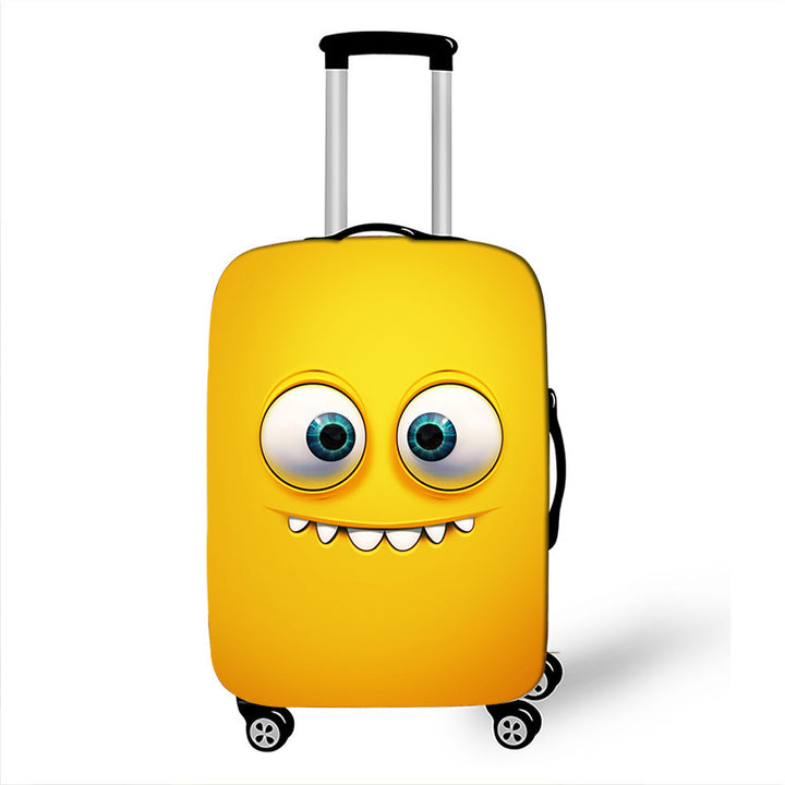 Unisex Hard-shell suitcase with funny cartoon face Stornfield