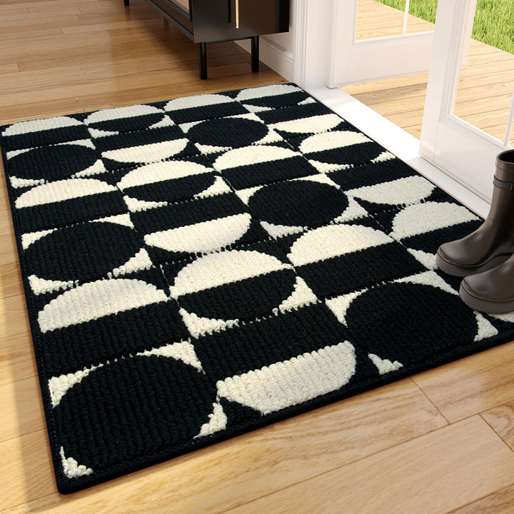 Geometric Patterned Entrance Mat
