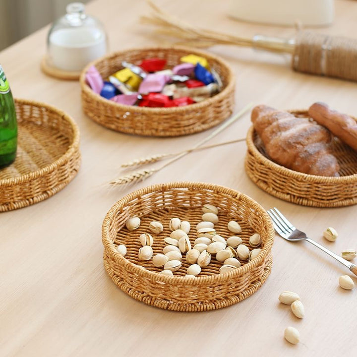 Round Woven Storage Tray Stornfield