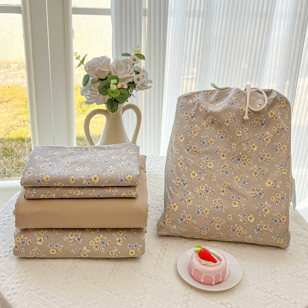 Soft Cotton Floral Pattern Bedding Set