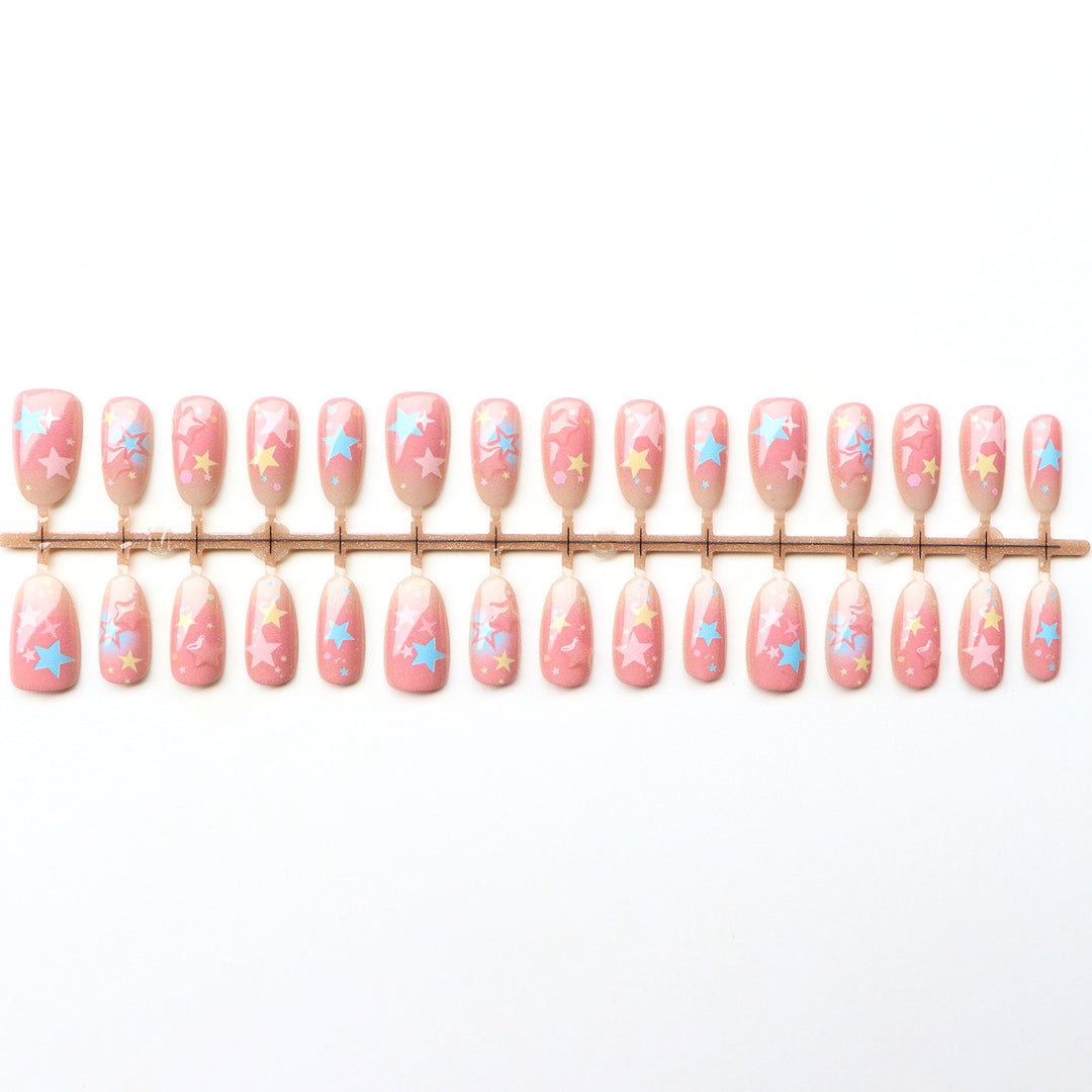 Starry Design Press-On Nails