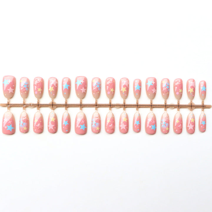 Starry Design Press-On Nails