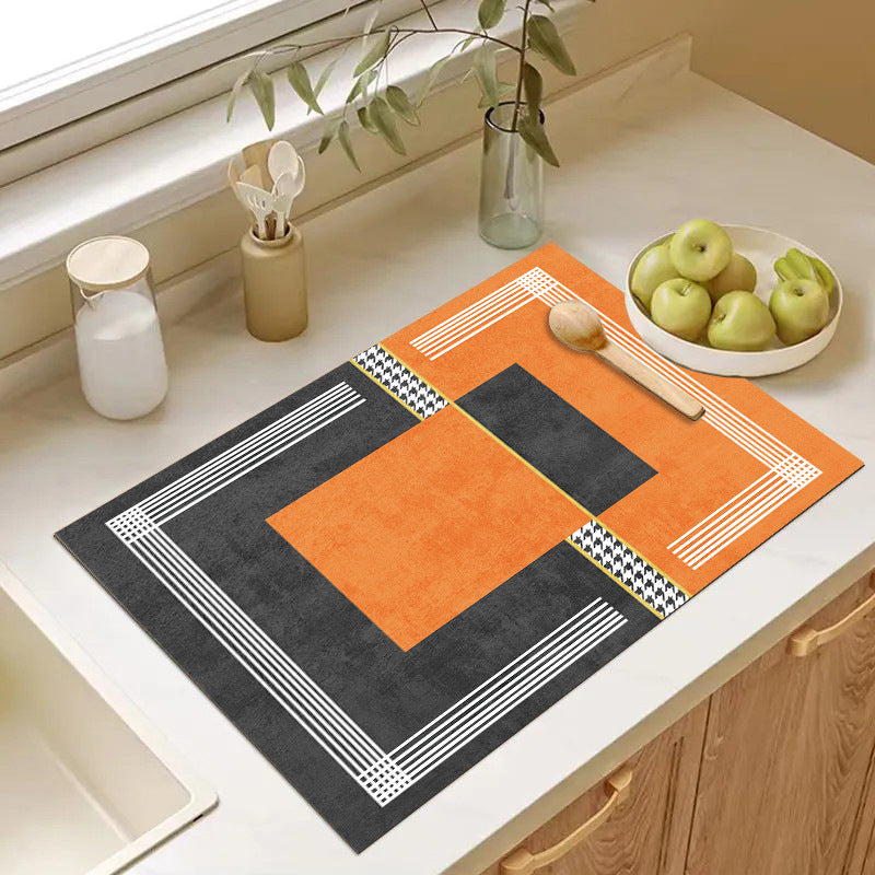 Playful Textured Kitchen Mat Stornfield