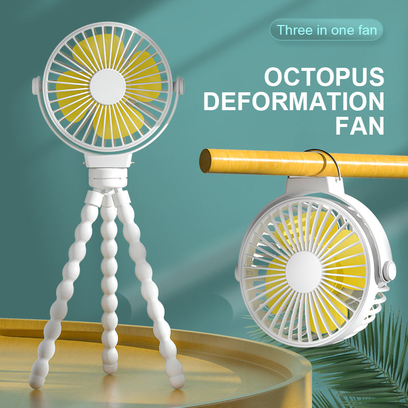 Unisex compact flexible hand and table fan with flexible tripod Stornfield