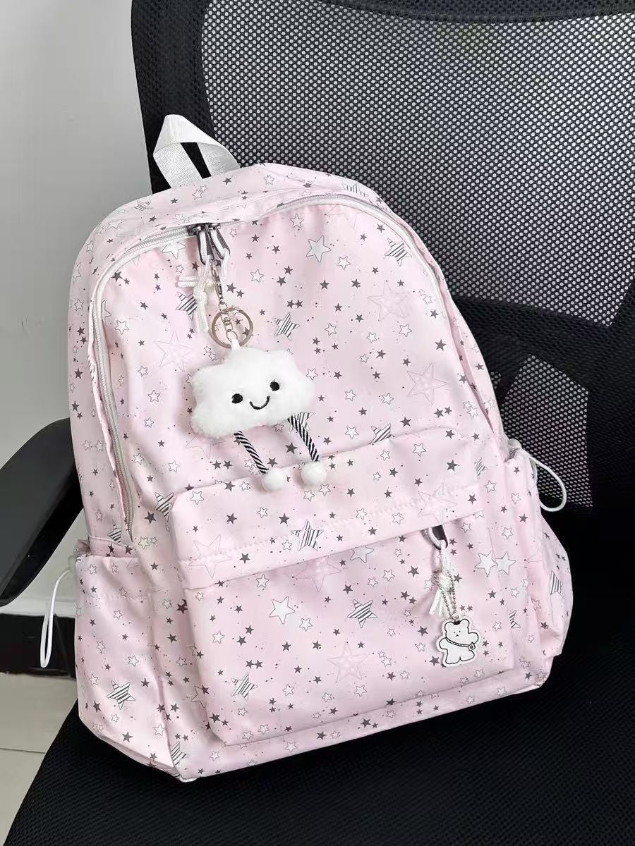 Backpack with Sparkling Star Motif and Charming Pendant Stornfield