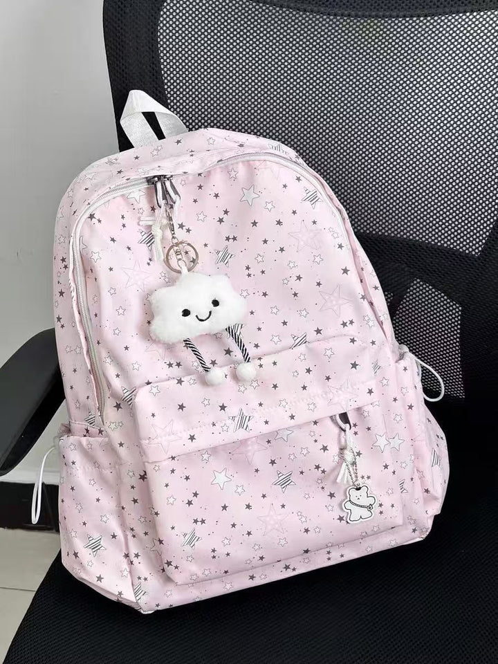 Backpack with Sparkling Star Motif and Charming Pendant Stornfield