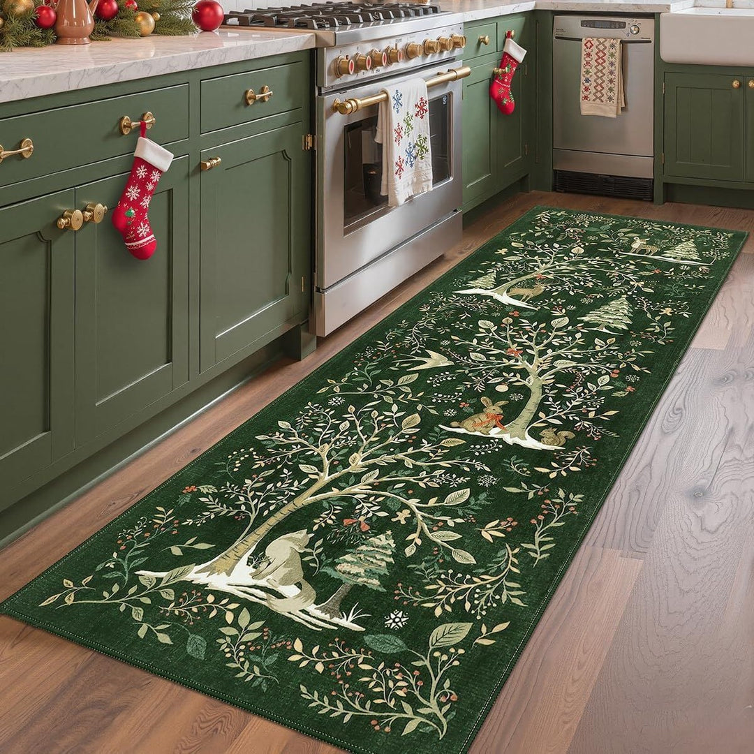 Festive Holiday Runner Rug