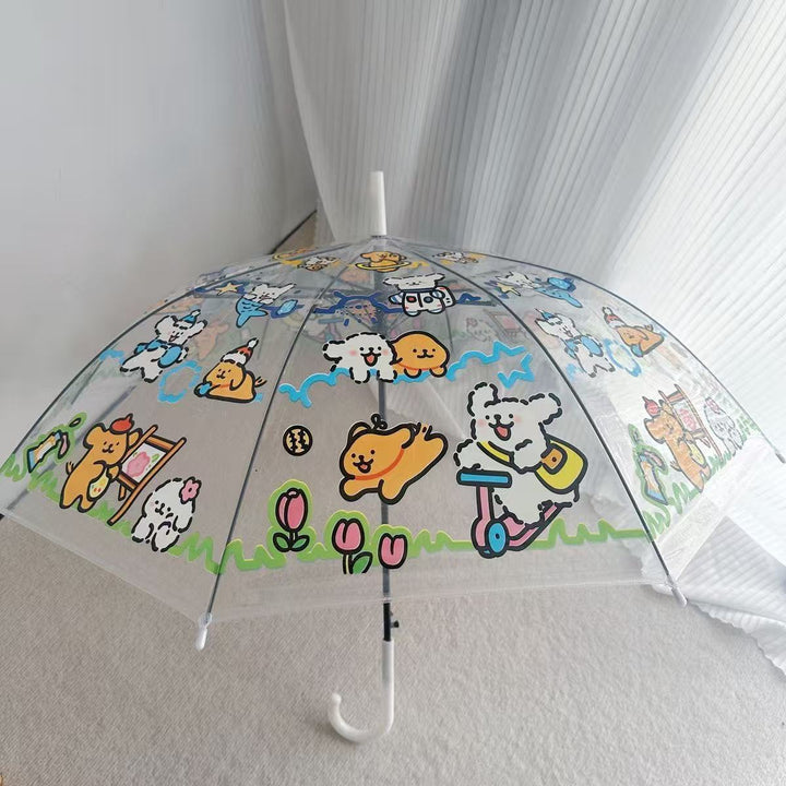Women's Transparent Umbrella with Animal Patterns Stornfield