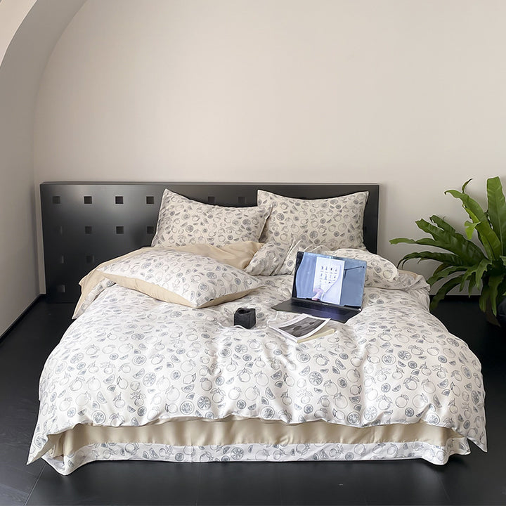 Fine satin bed linen set