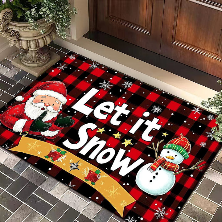 Festive Seasonal Welcome Mat