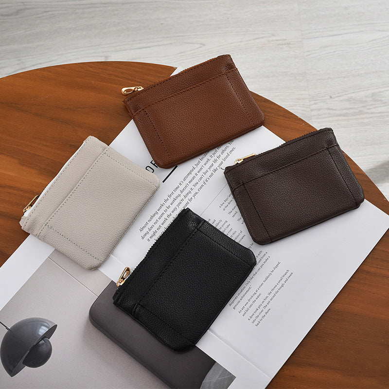 Premium Textured Leather Card Holder Stornfield