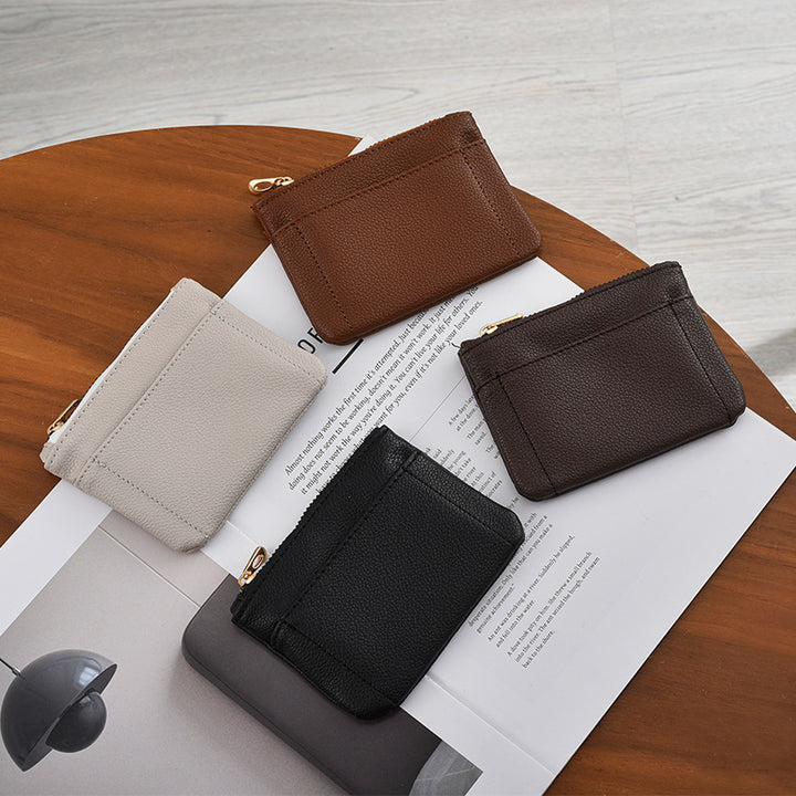Premium Textured Leather Card Holder Stornfield