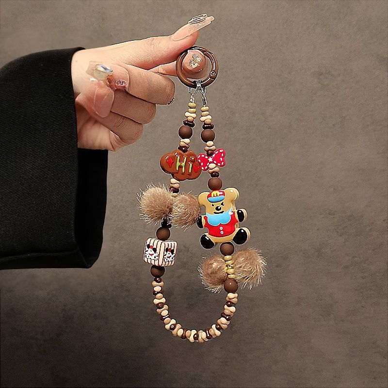 Whimsical Beaded Phone Charm Holder Stornfield