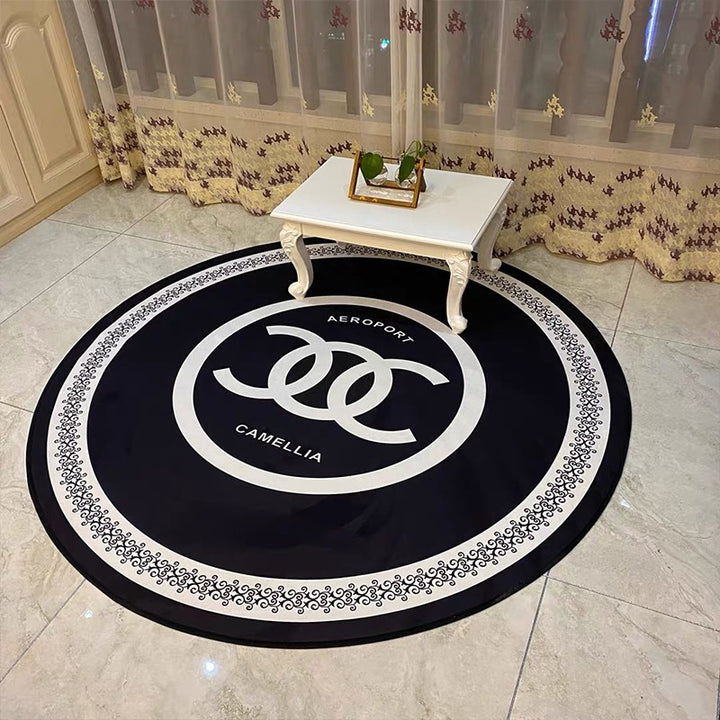 Artistic Embroidered Area Mat for Home Decor