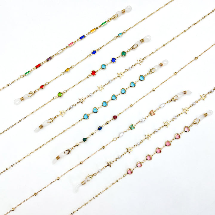Star-Embellished Eyewear Retainer Chain Stornfield