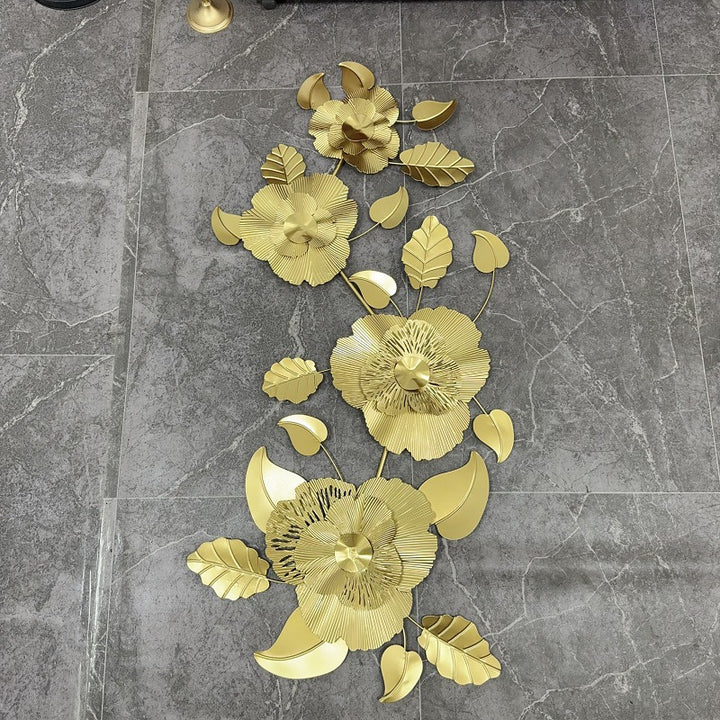 Decorative Metal Flower Wall Sculpture Stornfield