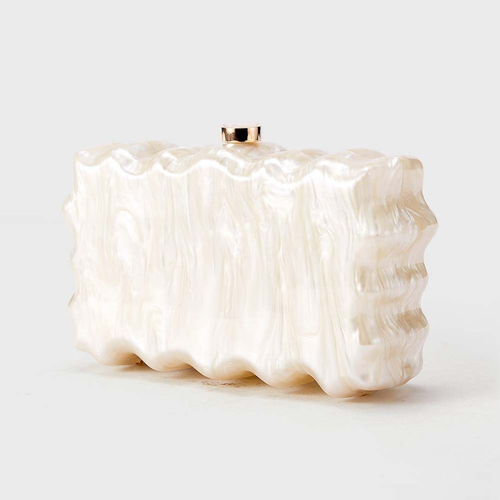 Pearlescent Acrylic Evening Handbag