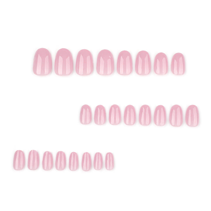 Artificial nail extensions with glitter accents Stornfield