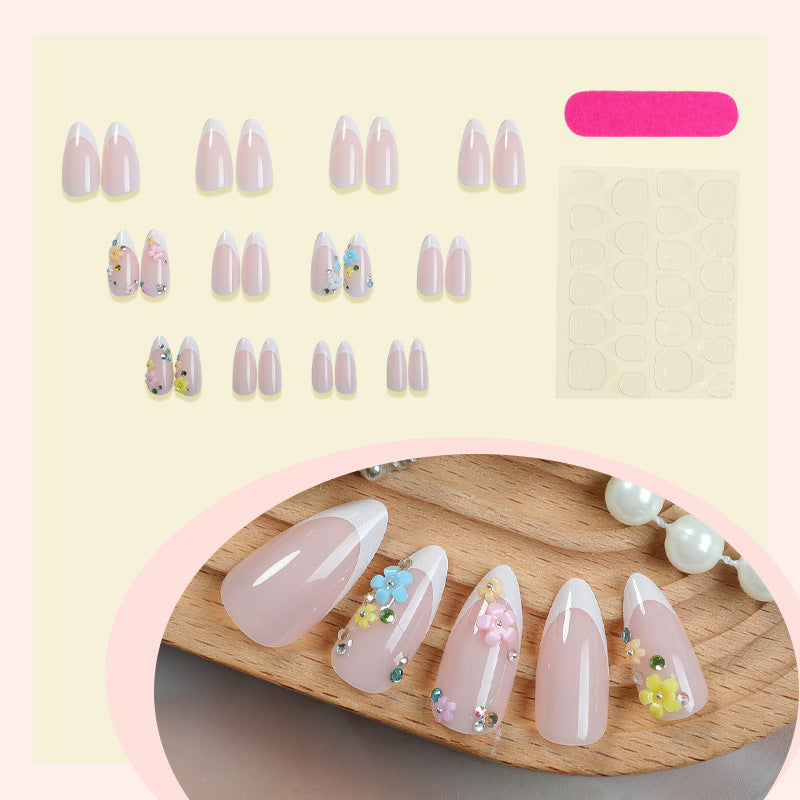 Decorative Floral Press-On Nail Set Stornfield 1788495731
