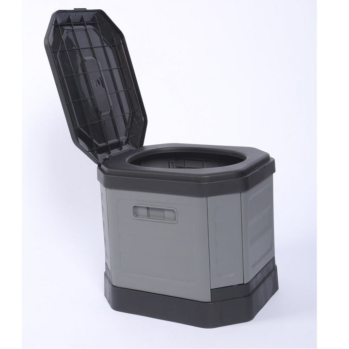Portable camping composting toilet with detachable waste container Stornfield