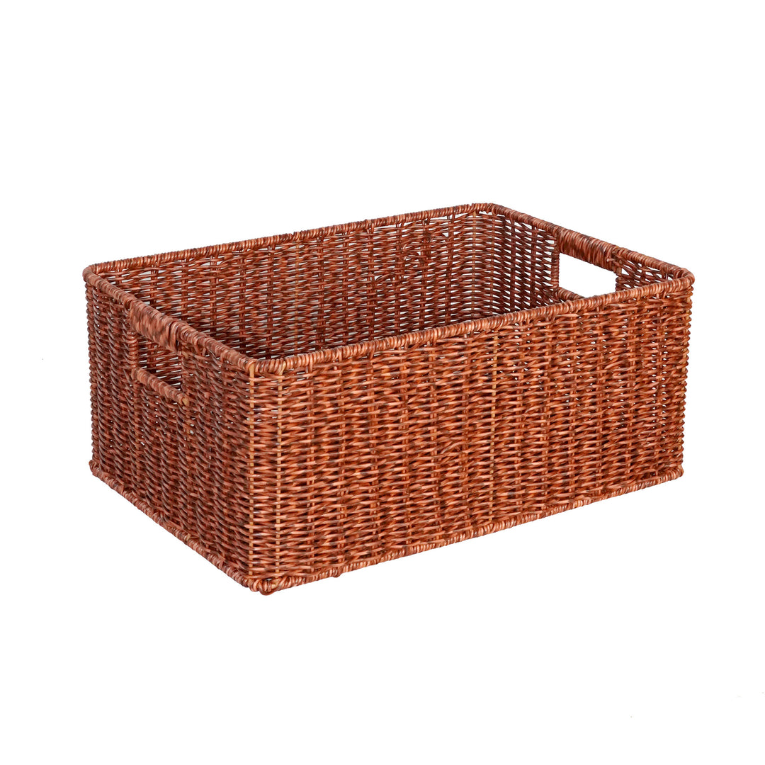 Handwoven Rectangular Storage Basket Stornfield