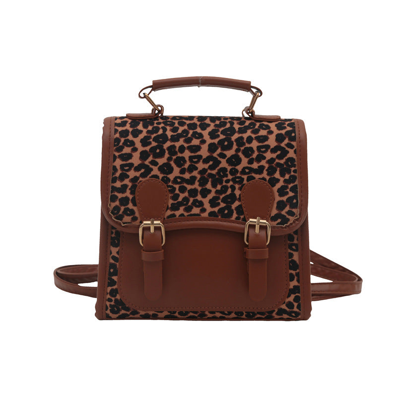 Chic Leopard Print Satchel Crossbody Bag Stornfield