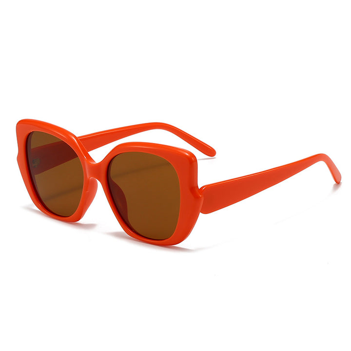 Women's oversized fashionable sunglasses with curved frame Stornfield