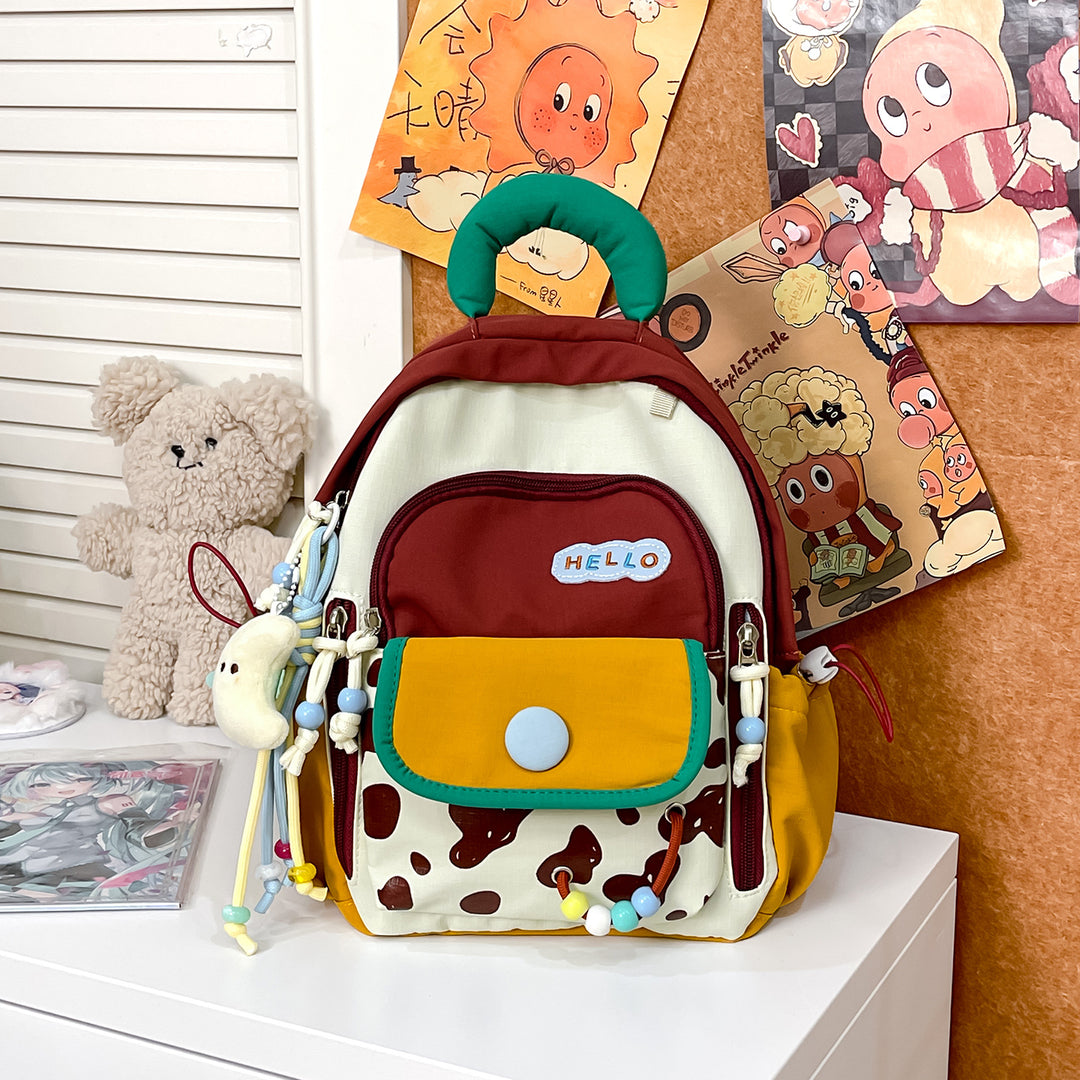 Whimsical Graphic Print Backpack Stornfield