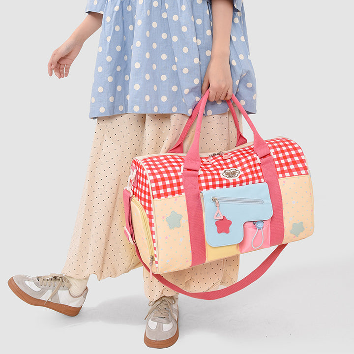 Playful sports and travel bag with fine applications Stornfield