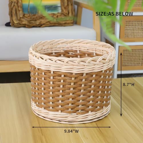 Woven Round Storage Basket Stornfield