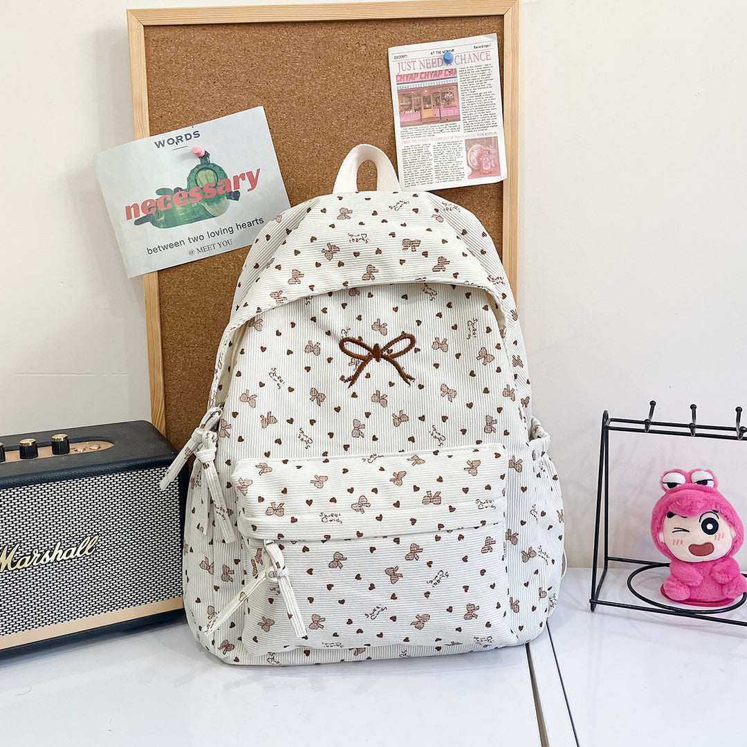 Floral-Patterned Travel Backpack Stornfield