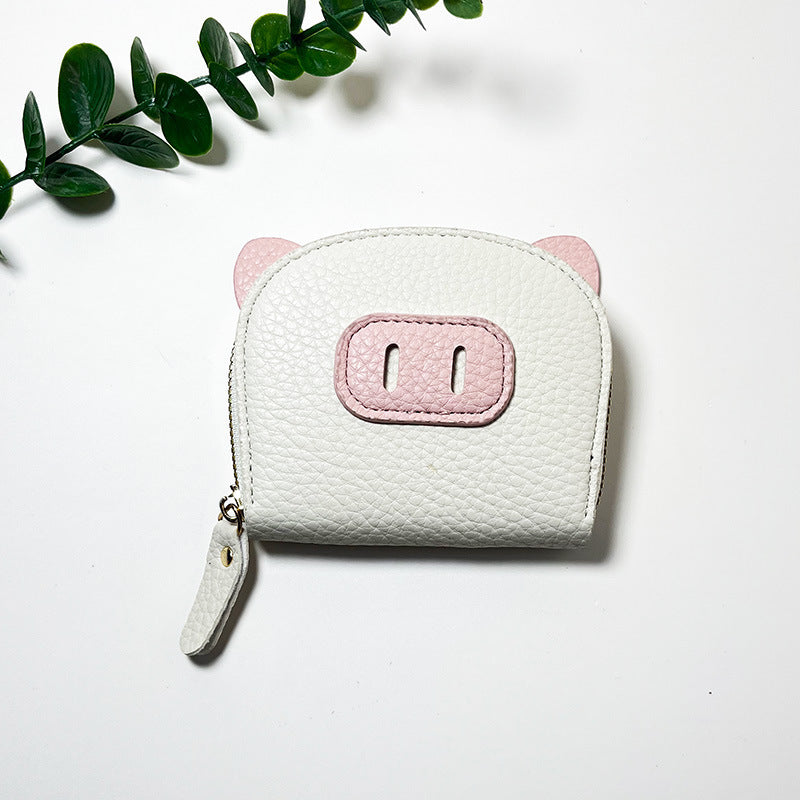 Playful Pig-Themed Coin Purse